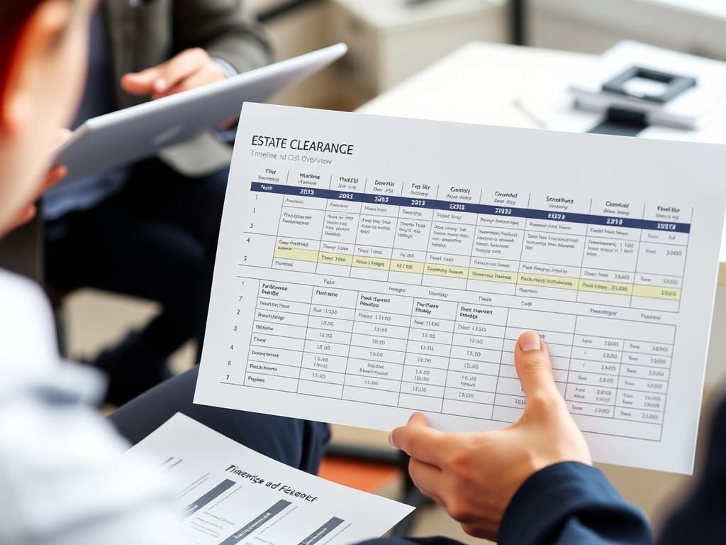 Tidsplan och kostnadsöversikt för tömma dödsbo Stockholm